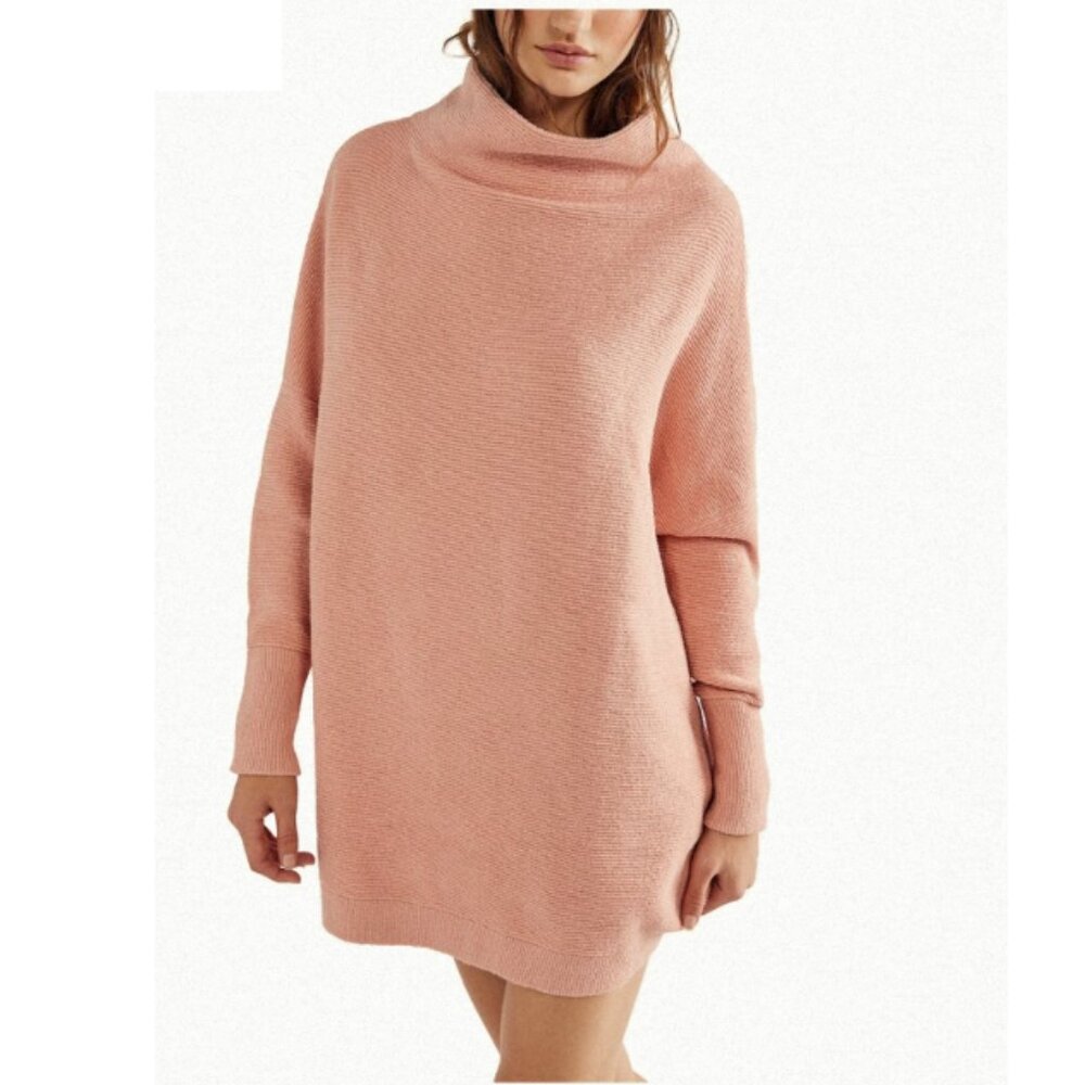 Free People Slouchy Ottoman Tunic, XL, Dusty Pink, BNWT